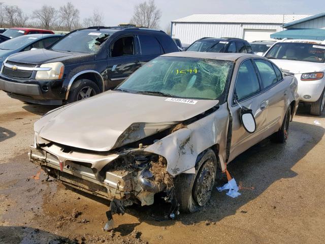 1G2NE52EX5M220814 - 2005 PONTIAC GRAND AM S GOLD photo 2