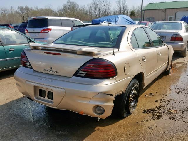 1G2NE52EX5M220814 - 2005 PONTIAC GRAND AM S GOLD photo 4