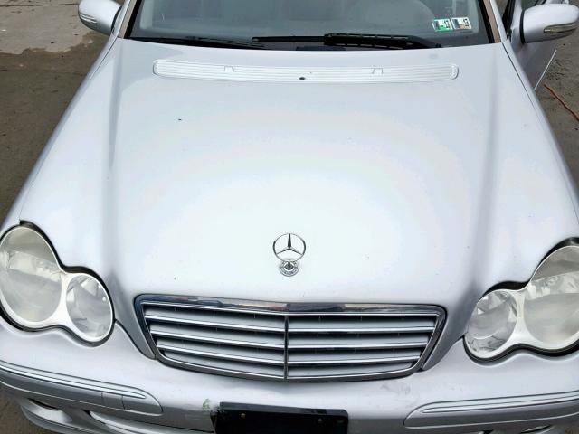 WDBRF92H17F904751 - 2007 MERCEDES-BENZ C 280 4MAT SILVER photo 7