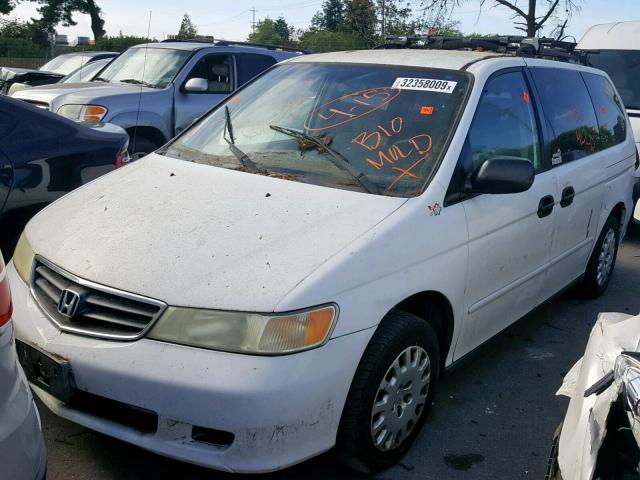 5FNRL18573B025312 - 2003 HONDA ODYSSEY LX WHITE photo 2