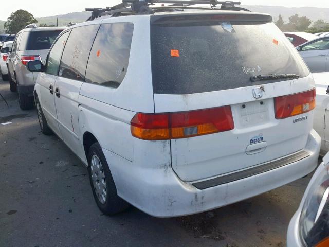 5FNRL18573B025312 - 2003 HONDA ODYSSEY LX WHITE photo 3