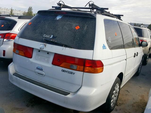 5FNRL18573B025312 - 2003 HONDA ODYSSEY LX WHITE photo 4