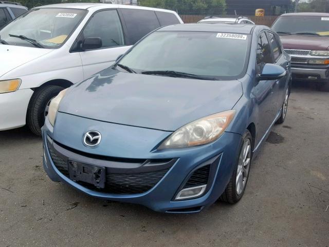 JM1BL1H68A1134992 - 2010 MAZDA 3 S BLUE photo 2