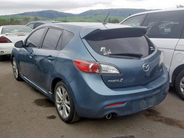 JM1BL1H68A1134992 - 2010 MAZDA 3 S BLUE photo 3