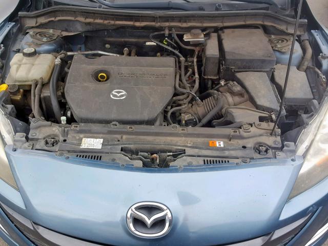 JM1BL1H68A1134992 - 2010 MAZDA 3 S BLUE photo 7