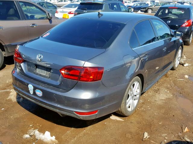 3VW5A7AJ7DM260415 - 2013 VOLKSWAGEN JETTA GLI GRAY photo 4