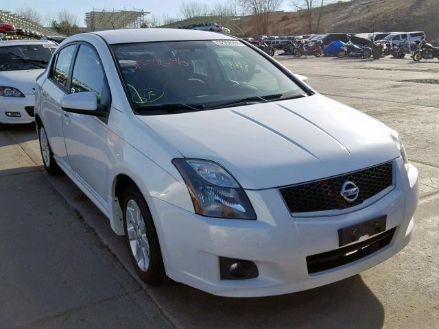 3N1AB6AP2CL708242 - 2012 NISSAN SENTRA 2.0 WHITE photo 1