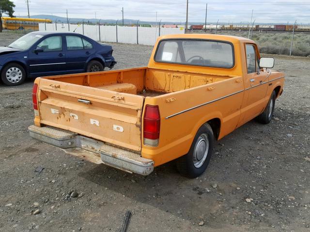 SGTATG64296 - 1978 FORD COURIER ORANGE photo 4