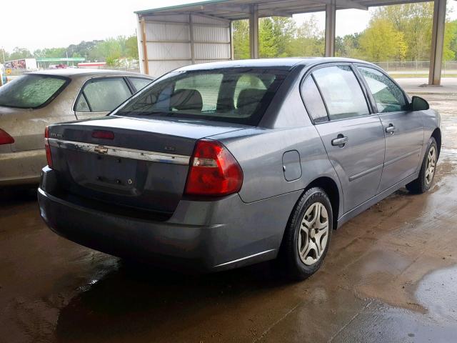 1G1ZS51F56F251256 - 2006 CHEVROLET MALIBU LS TURQUOISE photo 4