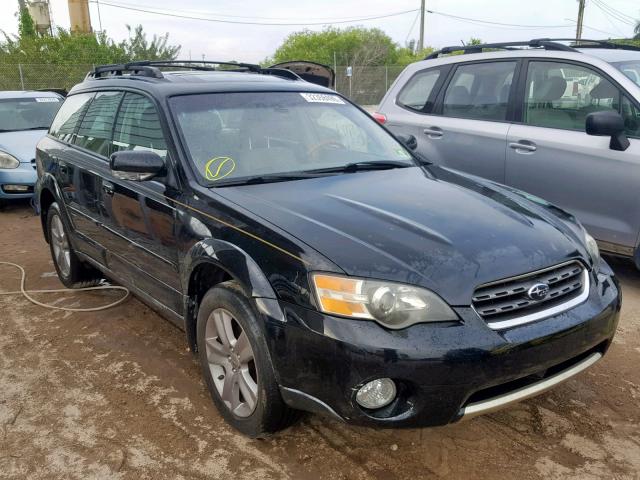 4S4BP86C654310766 - 2005 SUBARU LEGACY OUT BLACK photo 1