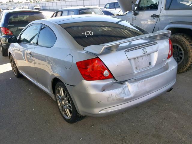 JTKDE167X70152769 - 2007 TOYOTA SCION TC SILVER photo 3