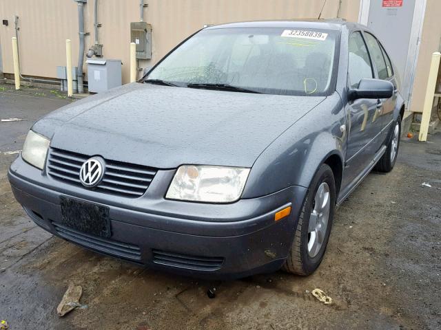 3VWSE69M13M062105 - 2003 VOLKSWAGEN JETTA GLS GRAY photo 2