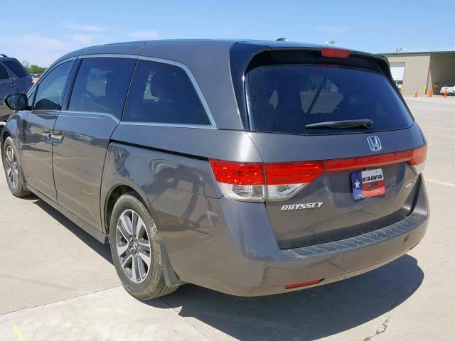 5FNRL5H98EB085905 - 2014 HONDA ODYSSEY TO GRAY photo 3