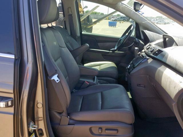 5FNRL5H98EB085905 - 2014 HONDA ODYSSEY TO GRAY photo 5