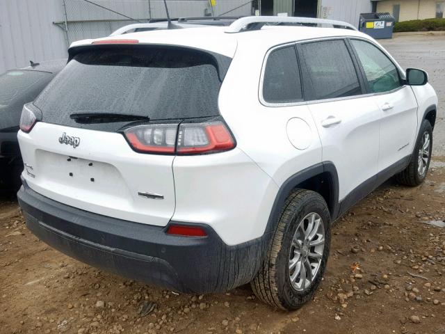 1C4PJMLB5KD354611 - 2019 JEEP CHEROKEE L WHITE photo 4