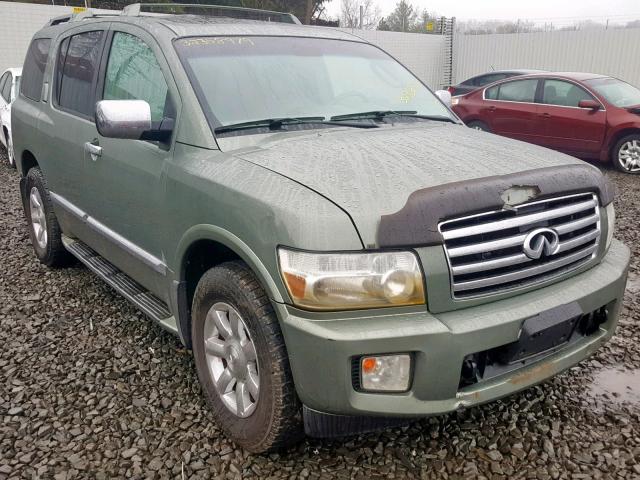 5N3AA08C54N806928 - 2004 INFINITI QX56 GREEN photo 1