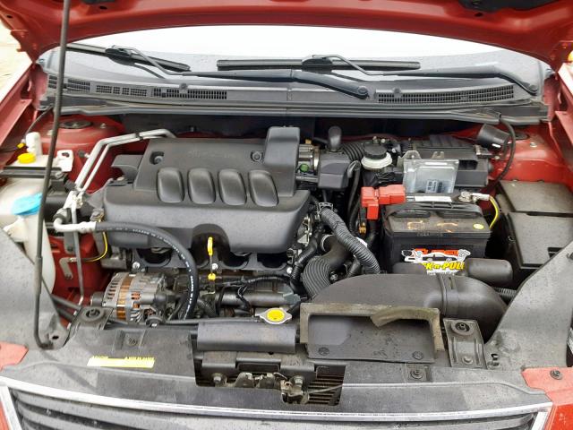 3N1AB6APXCL762758 - 2012 NISSAN SENTRA 2.0 RED photo 7