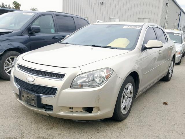 1G1ZC5E10BF155072 - 2011 CHEVROLET MALIBU 1LT 金色 照片 2