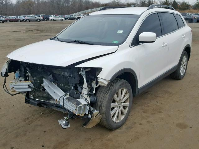 JM3TB28V780151407 - 2008 MAZDA CX-9 WHITE photo 2