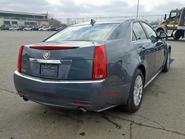 1G6DG5EG0A0116545 - 2010 CADILLAC CTS LUXURY SILVER photo 4