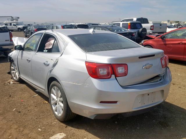 1G11H5SA9DF251935 - 2013 CHEVROLET MALIBU LTZ 银色 照片 3