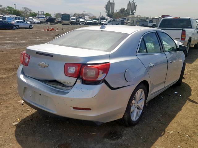 1G11H5SA9DF251935 - 2013 CHEVROLET MALIBU LTZ 银色 照片 4