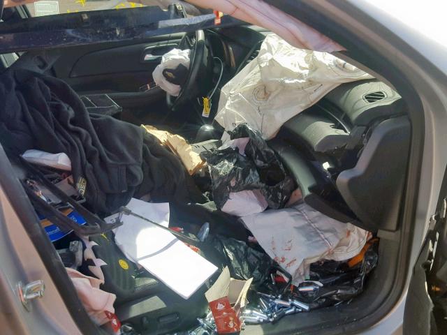 1G11H5SA9DF251935 - 2013 CHEVROLET MALIBU LTZ 银色 照片 5