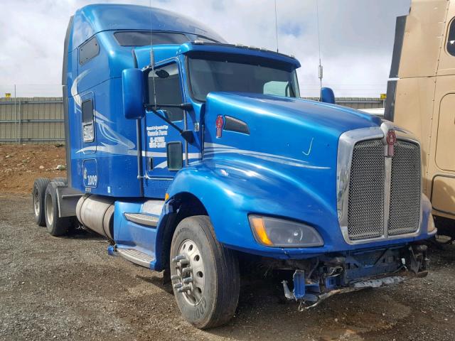 1XKAD49X4BJ276134 - 2011 KENWORTH CONSTRUCTI BLUE photo 1