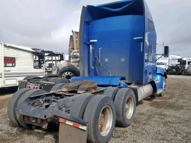 1XKAD49X4BJ276134 - 2011 KENWORTH CONSTRUCTI BLUE photo 4