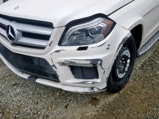 4JGDF7DE2DA244002 - 2013 MERCEDES-BENZ GL 550 4MA WHITE photo 9