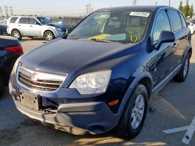 3GSDL43N78S693438 - 2008 SATURN VUE XE BLUE photo 2