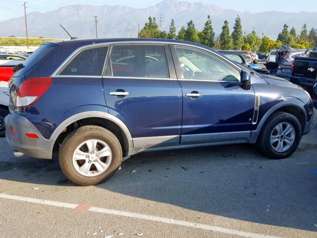 3GSDL43N78S693438 - 2008 SATURN VUE XE BLUE photo 9