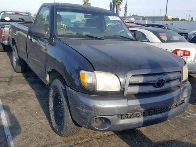 5TBJN321X3S376471 - 2003 TOYOTA TUNDRA BLACK photo 1