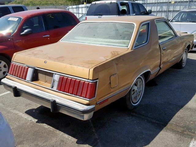 8K93T196896 - 1978 FORD FAIRMONT BROWN photo 4