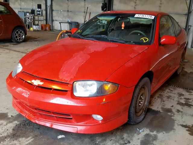 1G1JH12FX47157772 - 2004 CHEVROLET CAVALIER L RED photo 2