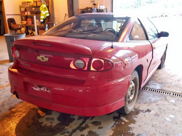 1G1JH12FX47157772 - 2004 CHEVROLET CAVALIER L RED photo 4