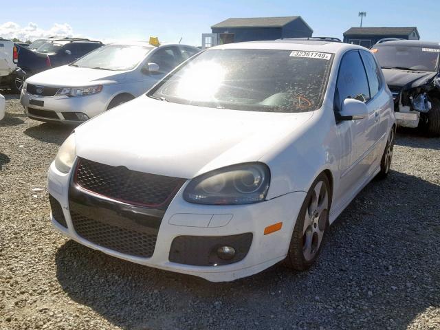 WVWFV71K87W107163 - 2007 VOLKSWAGEN NEW GTI FA WHITE photo 2