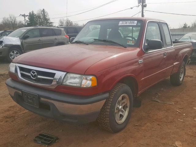 4F4YR16D43TM15924 - 2003 MAZDA B2300 CAB RED photo 2