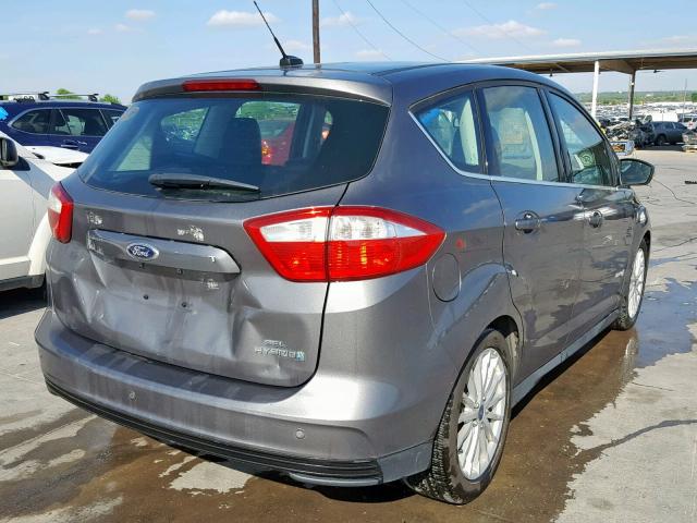 1FADP5BU4DL514891 - 2013 FORD C-MAX SEL GRAY photo 4