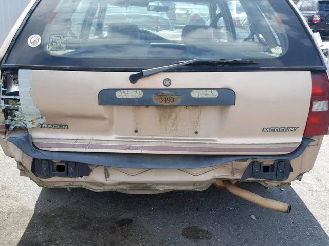 3MAPM15J2PR633703 - 1993 MERCURY TRACER BROWN photo 9