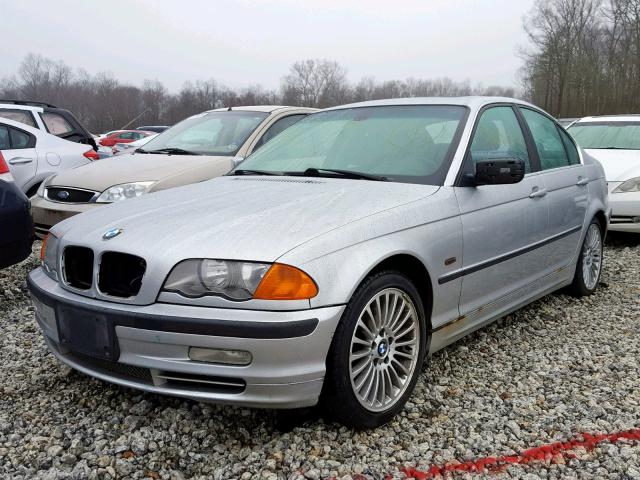 WBAAV534X1JS91083 - 2001 BMW 330 I SILVER photo 2