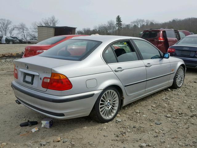 WBAAV534X1JS91083 - 2001 BMW 330 I SILVER photo 4