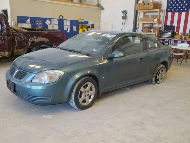 1G2AS18H697285391 - 2009 PONTIAC G5 GREEN photo 2