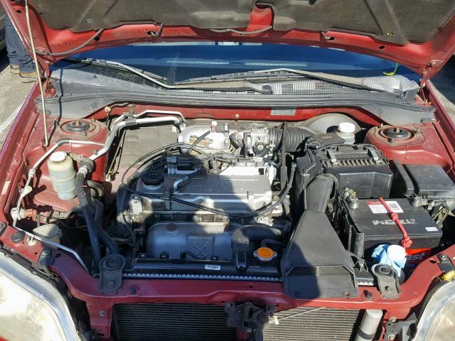 JA3AJ26E23U071356 - 2003 MITSUBISHI LANCER ES RED photo 7