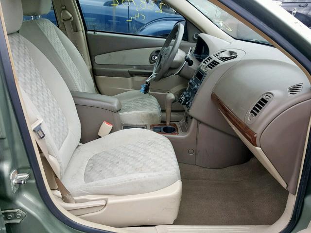 1G1ZT54815F180968 - 2005 CHEVROLET MALIBU LS GREEN photo 5