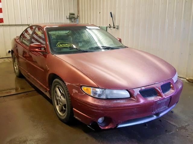 1G2WP52K72F171883 - 2002 PONTIAC GRAND PRIX MAROON photo 1