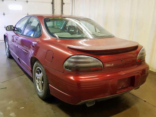 1G2WP52K72F171883 - 2002 PONTIAC GRAND PRIX MAROON photo 3