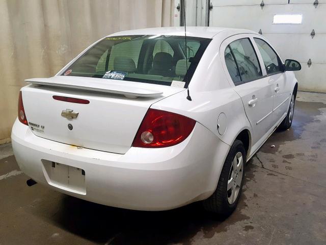 1G1AL55FX77213893 - 2007 CHEVROLET COBALT LT WHITE photo 4