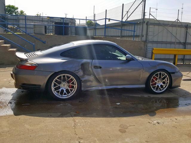 WP0AB29912S686018 - 2002 PORSCHE 911 TURBO GRAY photo 9