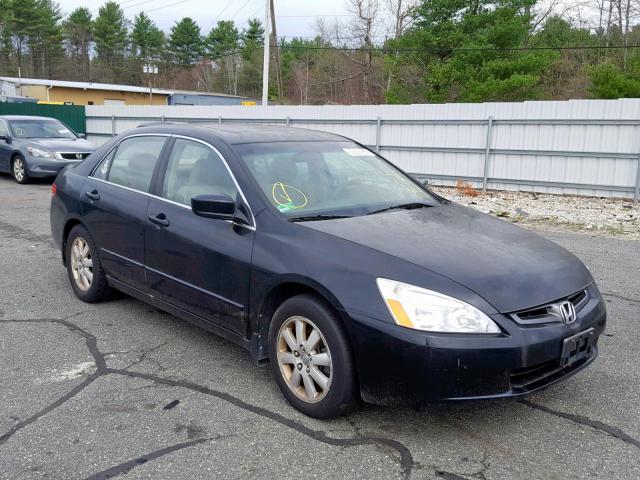 1HGCM66583A026076 - 2003 HONDA ACCORD BLACK photo 1